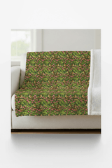 Vermont Flora & Fauna Sherpa Blanket - London Penny Gift Wrap