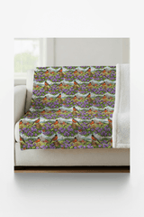 Wisconsin Flora & Fauna Sherpa Blanket - London Penny Gift Wrap