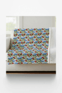 North Carolina Flora & Fauna Sherpa Blanket - London Penny Gift Wrap