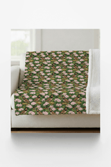 Pennsylvania Flora & Fauna Sherpa Blanket - London Penny Gift Wrap