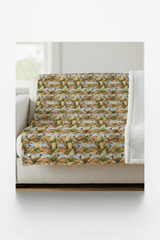 New Mexico Flora & Fauna Sherpa Blanket - London Penny Gift Wrap