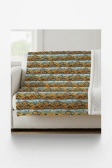 California Flora & Fauna Sherpa Blanket - London Penny Gift Wrap