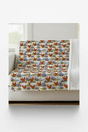 Rhode Island Flora & Fauna Sherpa Blanket - London Penny Gift Wrap