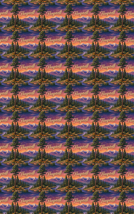 Flagstaff Pine & Peak - London Penny Gift Wrap