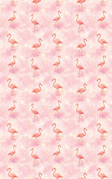 Sassy & Classy Flamingos - London Penny Gift Wrap
