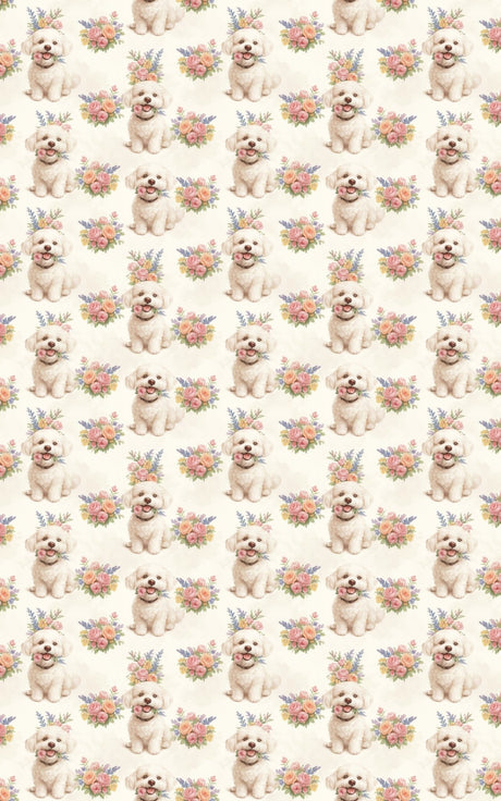 Floral Fetch - London Penny Gift Wrap