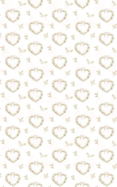 Floral Frame Hearts - London Penny Gift Wrap