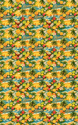 Florida Tropical Bloom - London Penny Gift Wrap
