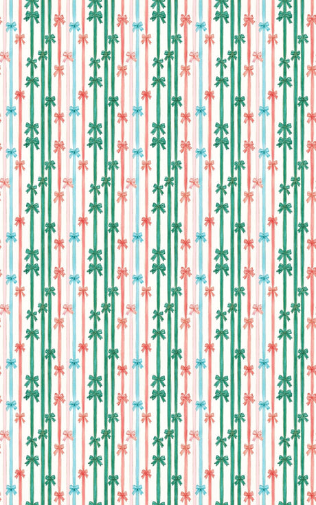 Foil Ribbon Strokes - London Penny Gift Wrap