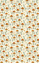Forest Floor Mushrooms - London Penny Gift Wrap