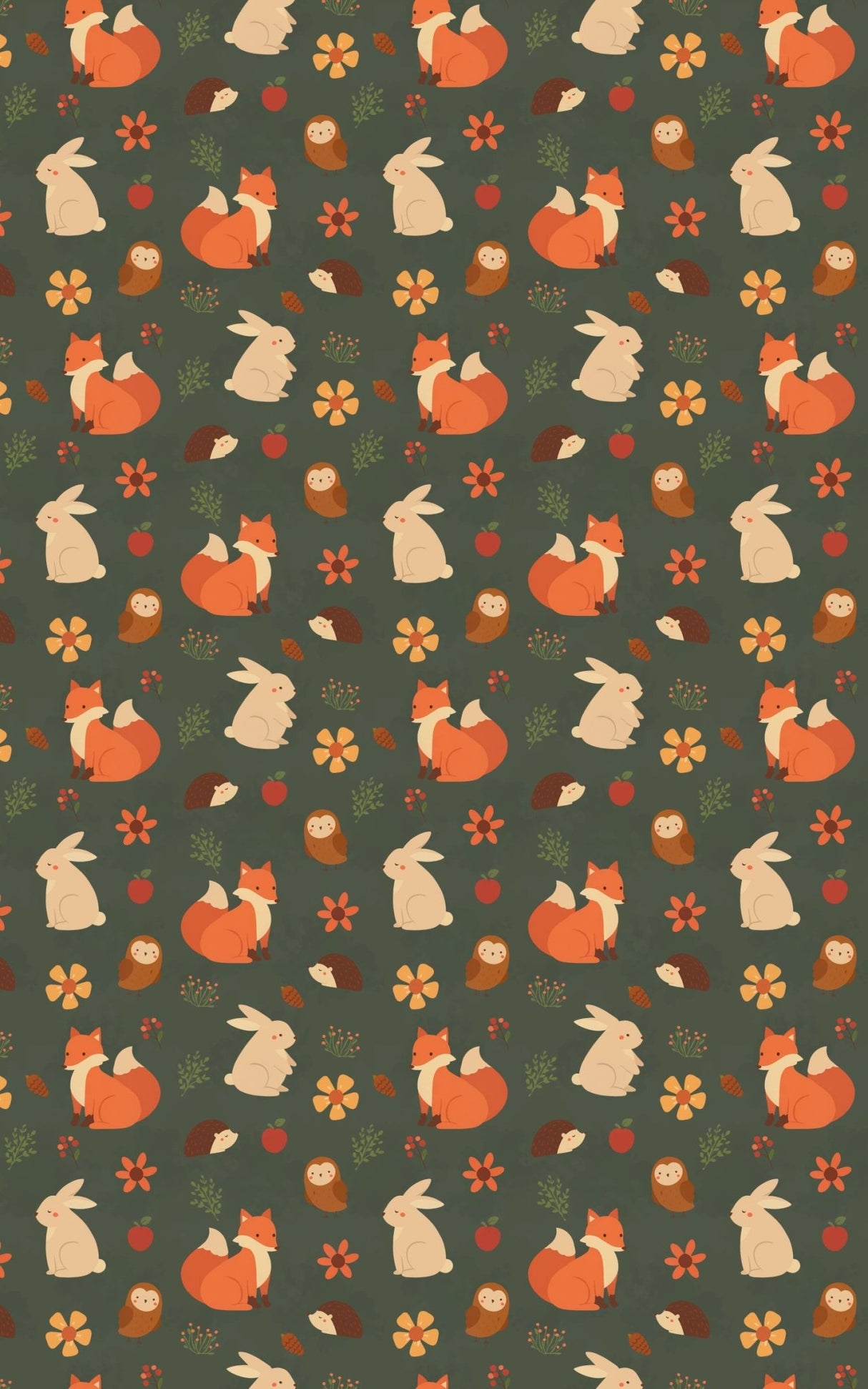 Forest Friends Gathering - London Penny Gift Wrap