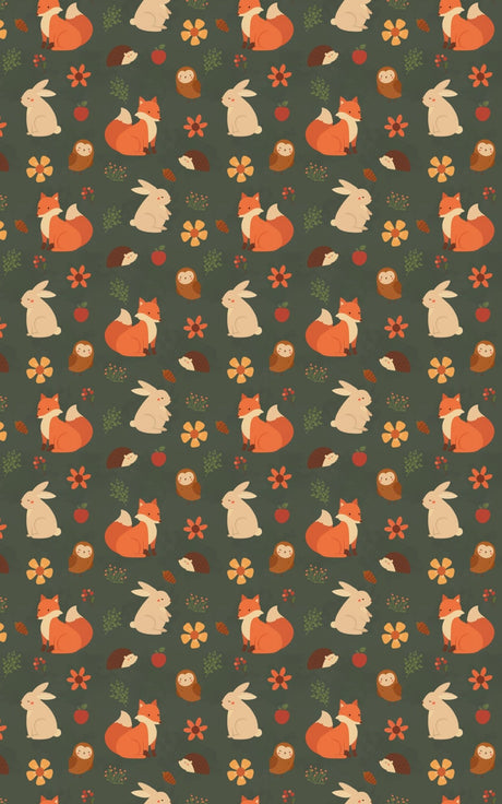Forest Friends Gathering - London Penny Gift Wrap