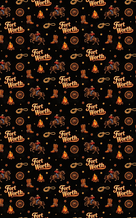 Fort Worth Cowtown Classic - London Penny Gift Wrap