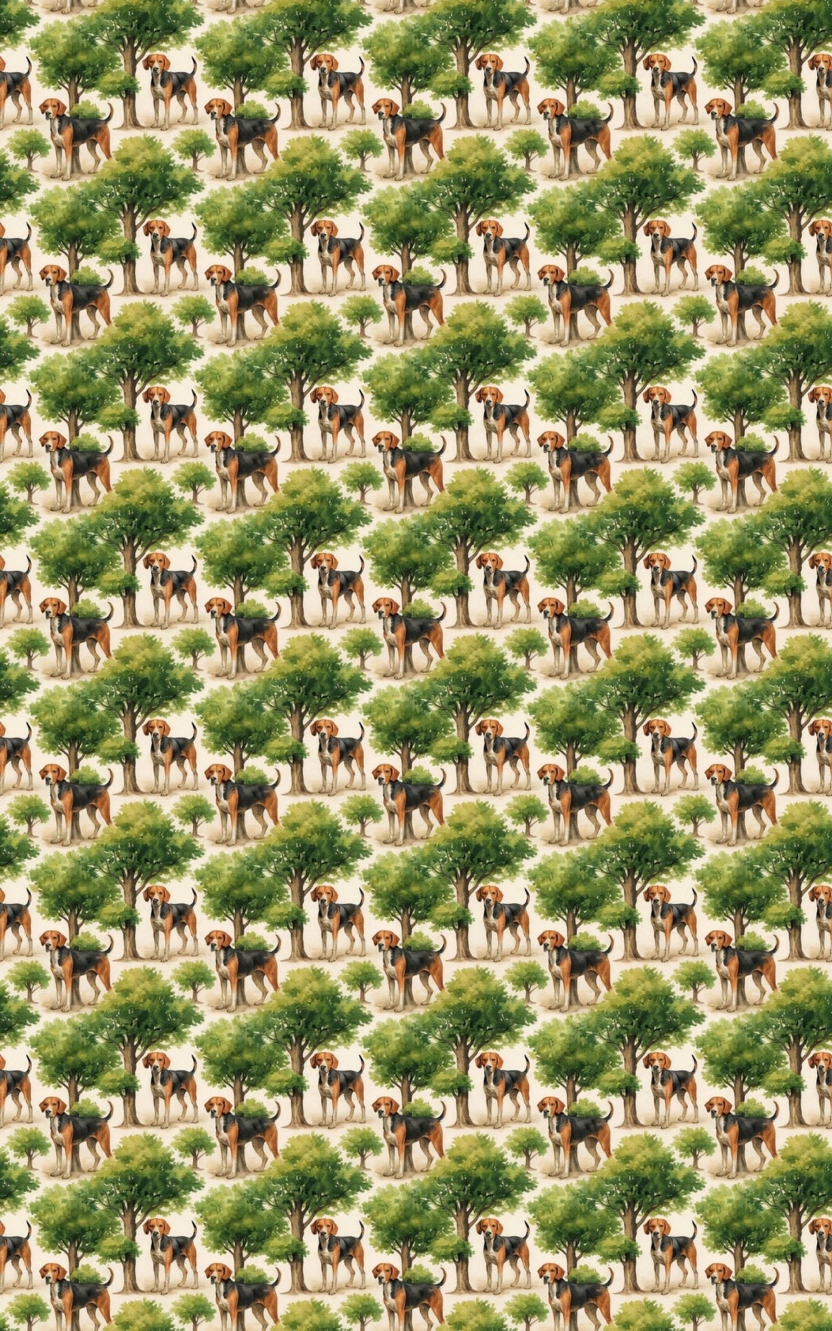 Foxhound Forest - London Penny Gift Wrap