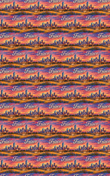 Frisco Star State Nights - London Penny Gift Wrap