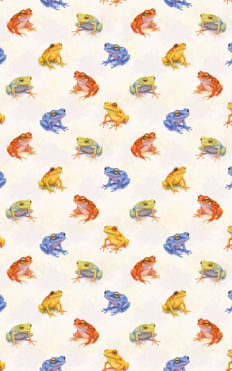 Frogs in Bloom - London Penny Gift Wrap