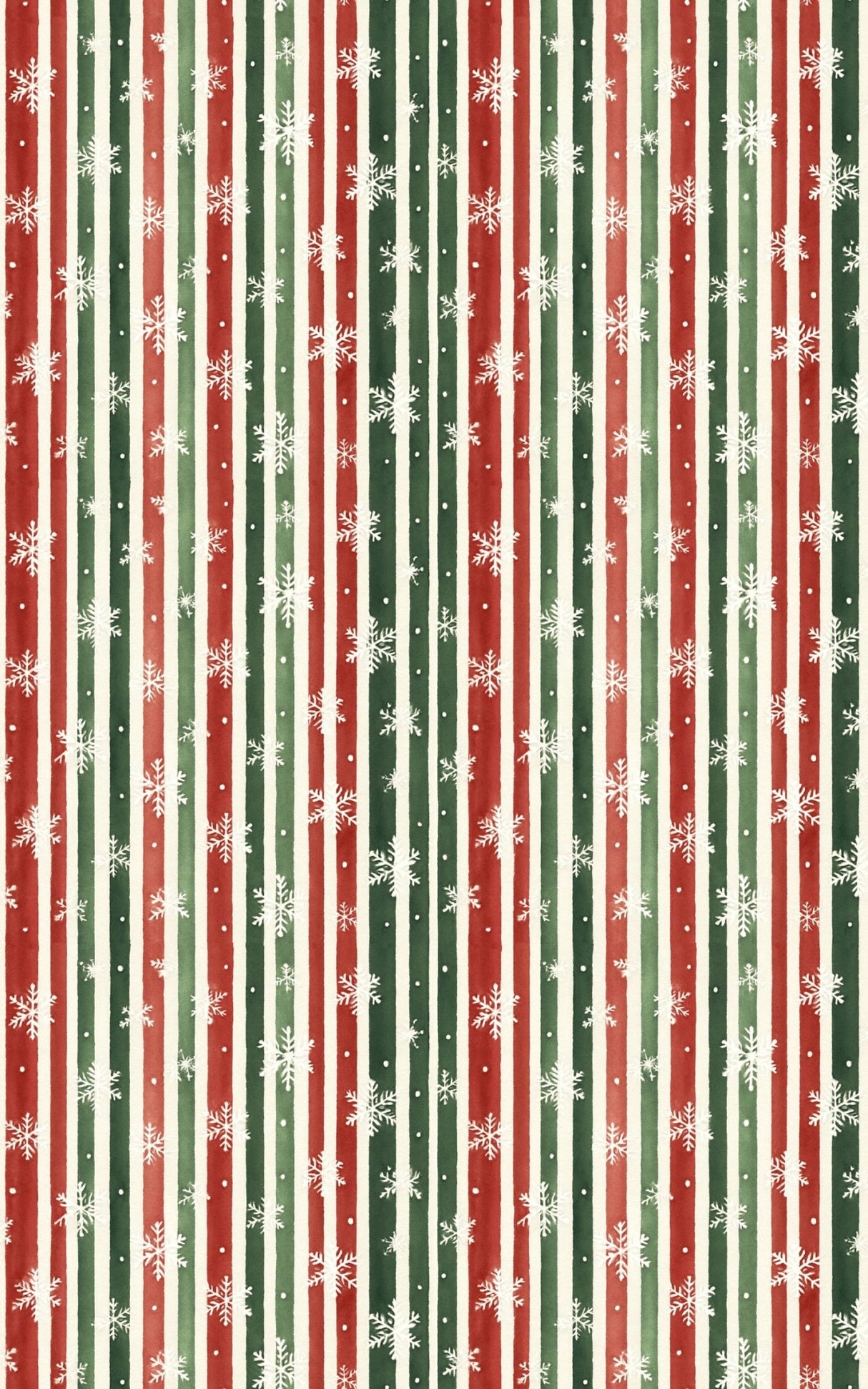 Frosted Holiday Stripes - London Penny Gift Wrap