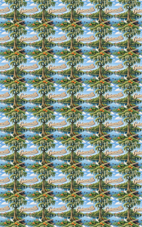 Gainesville Gator Country Glow - London Penny Gift Wrap