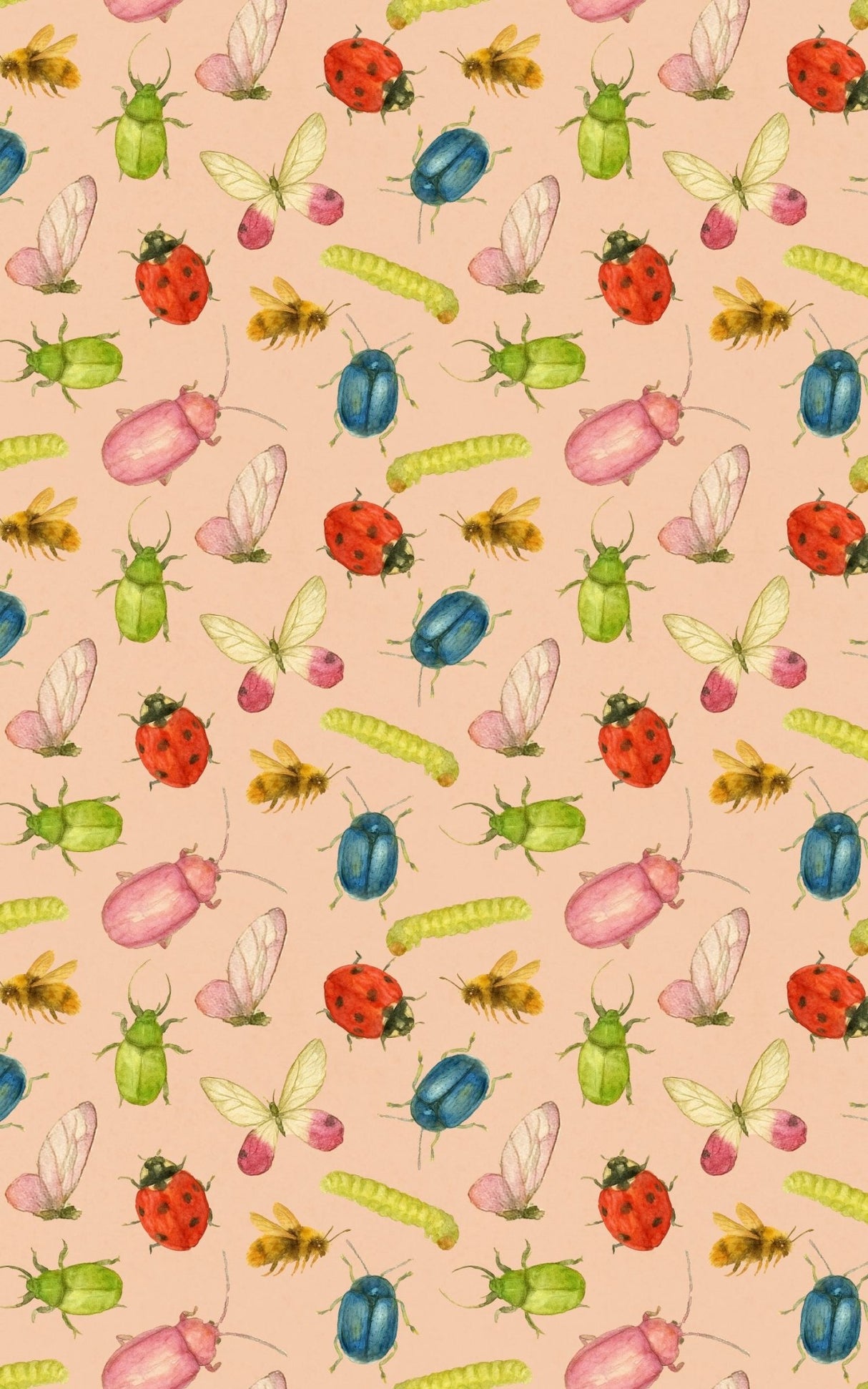 Garden Bug Waltz - London Penny Gift Wrap
