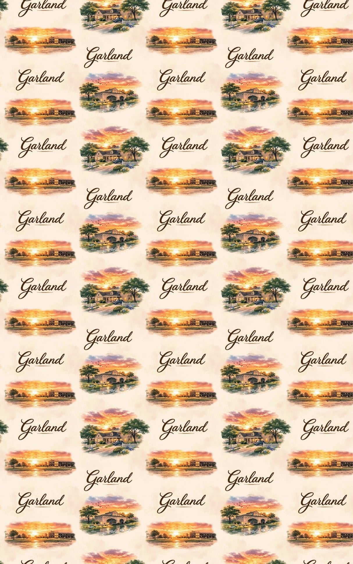 Garland Lone Star Glow - London Penny Gift Wrap