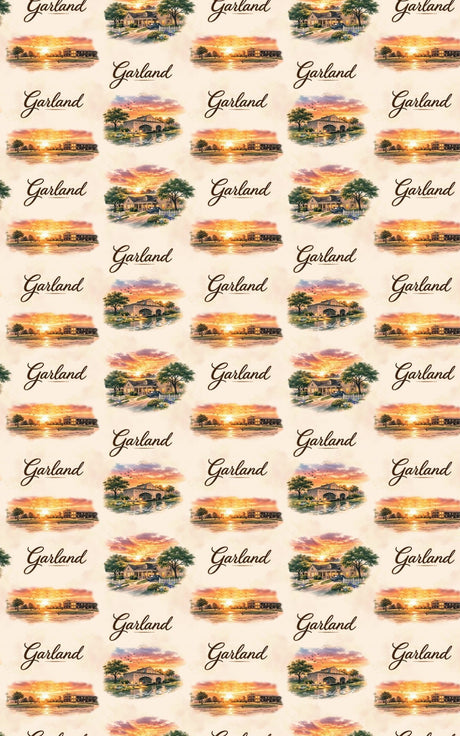 Garland Lone Star Glow - London Penny Gift Wrap