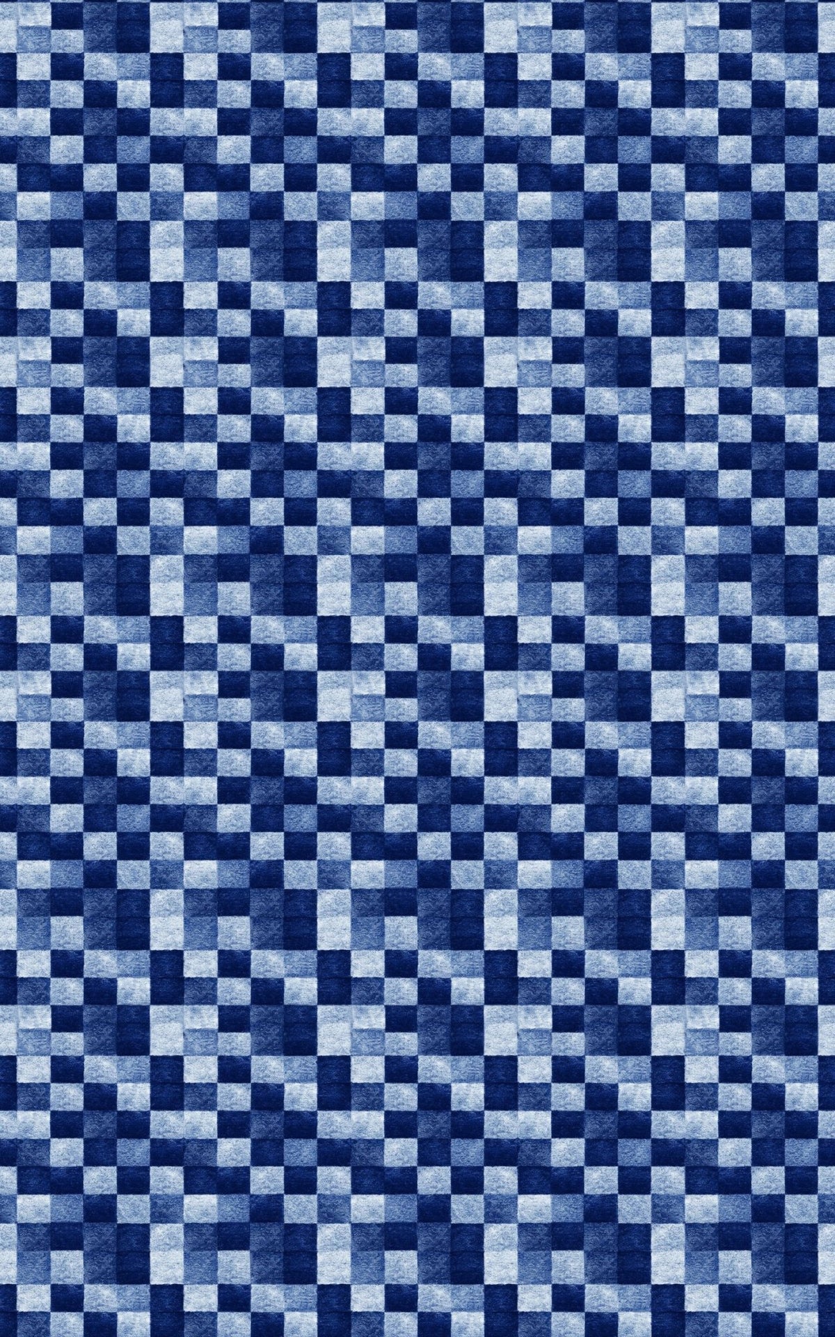 Indigo Grid - London Penny Gift Wrap