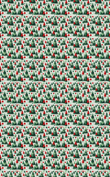Geometric Tree Forest - London Penny Gift Wrap