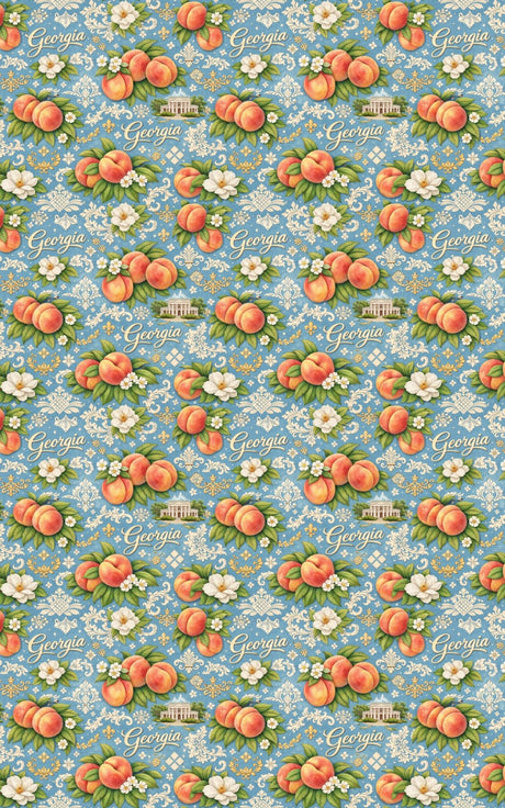 Georgia Peach State Classic - London Penny Gift Wrap