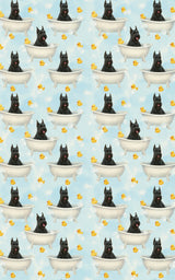 Rubber Ducky Giant Schnauzer Splash - London Penny Gift Wrap