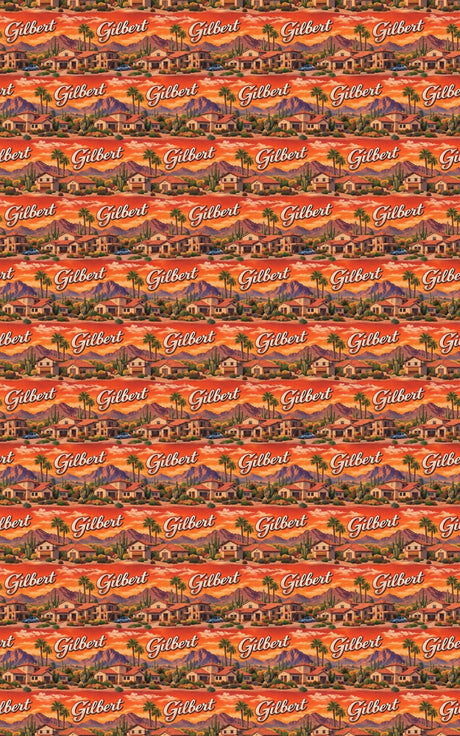 Gilbert Desert Family Glow - London Penny Gift Wrap