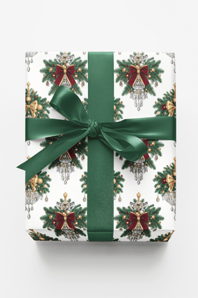 LIMITED TIME | Gilded Holiday Soirée Wrapping Paper - London Penny Gift Wrap