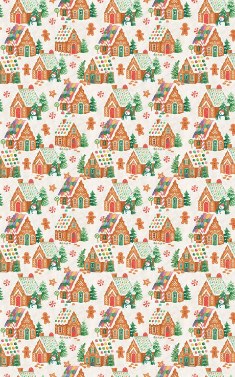 Gingerbread Lane Holiday - London Penny Gift Wrap