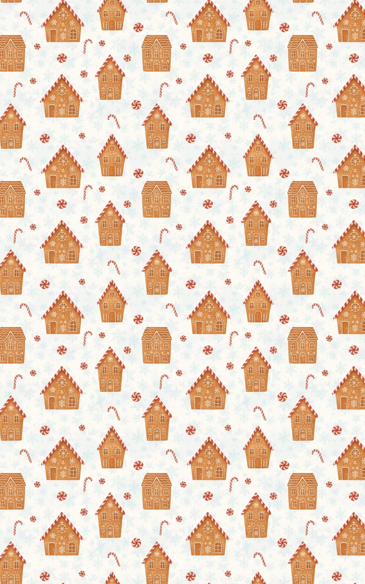 Candy Cane Village - London Penny Gift Wrap