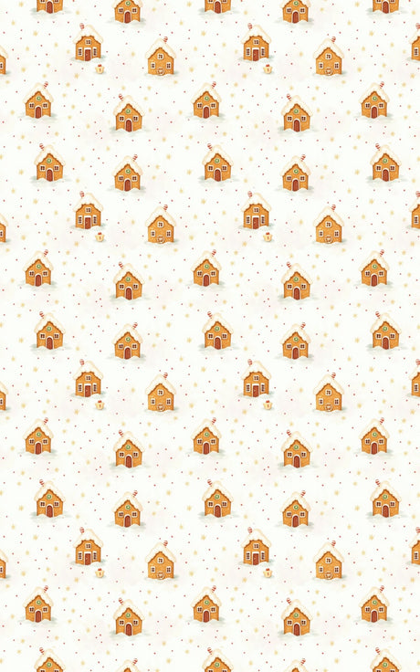 Gingerbread Village Lane - London Penny Gift Wrap