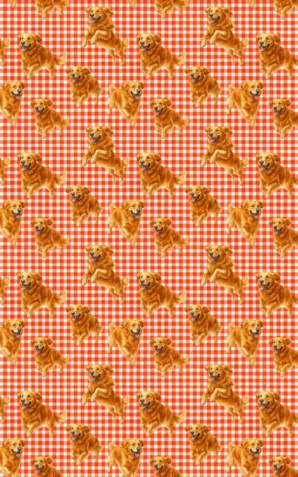 Gingham Golden - London Penny Gift Wrap