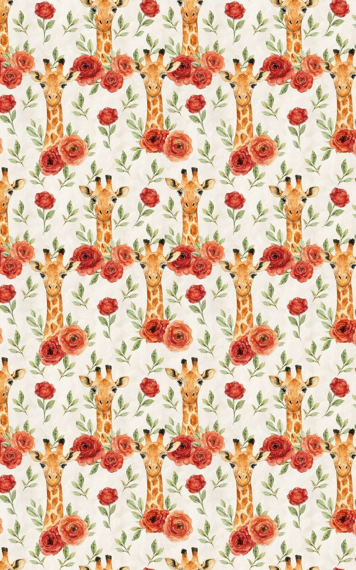 Giraffe Garden Whimsy - London Penny Gift Wrap