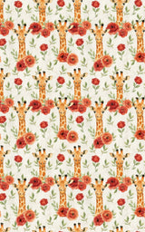 Giraffe Garden Whimsy - London Penny Gift Wrap