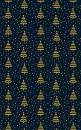 Gold Spruce Forest - London Penny Gift Wrap