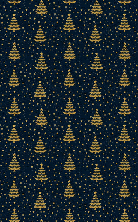 Gold Spruce Forest - London Penny Gift Wrap