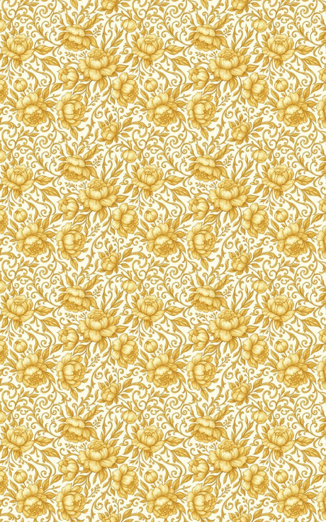 Golden Oro Bloom - London Penny Gift Wrap