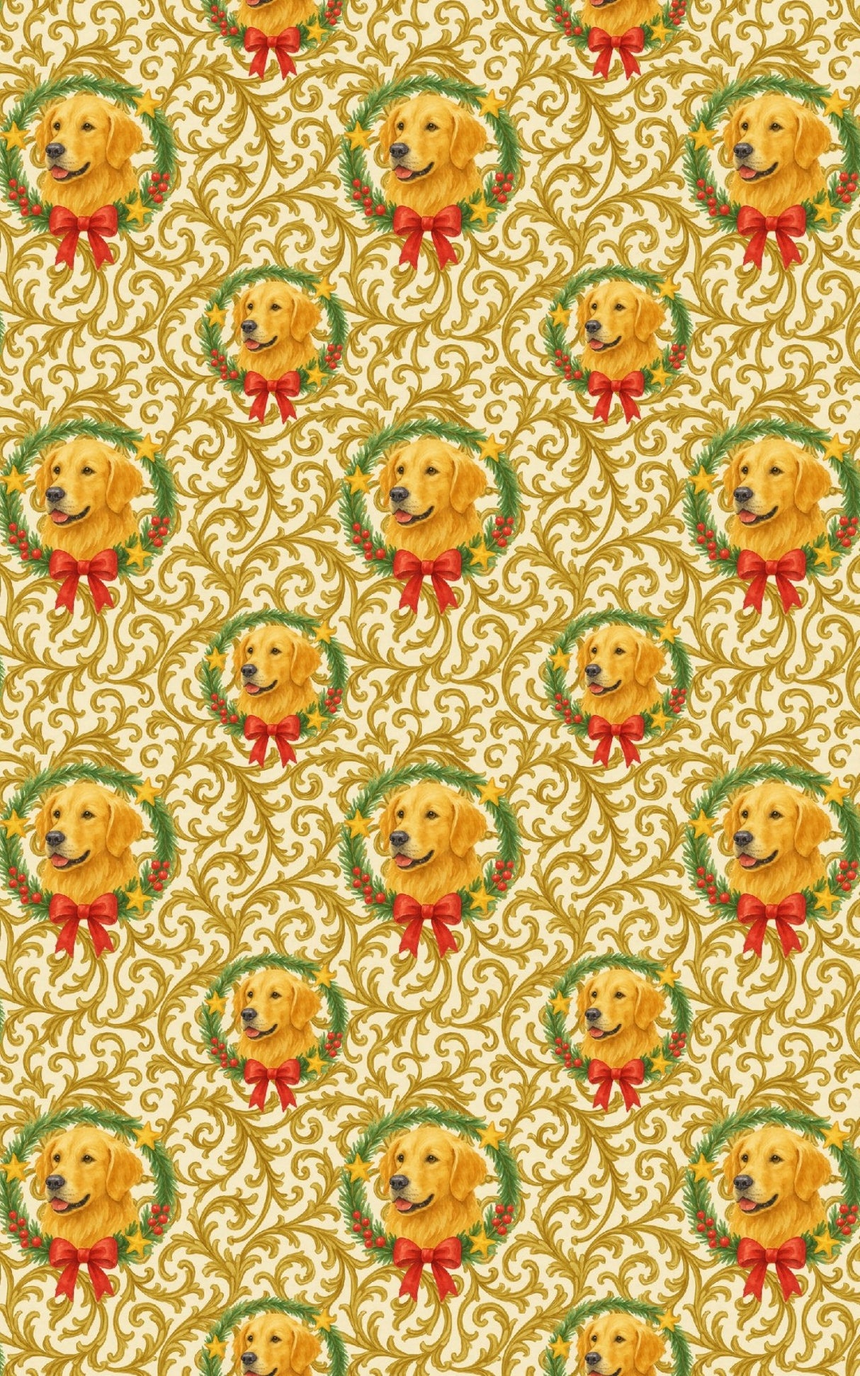 Golden Garland - London Penny Gift Wrap