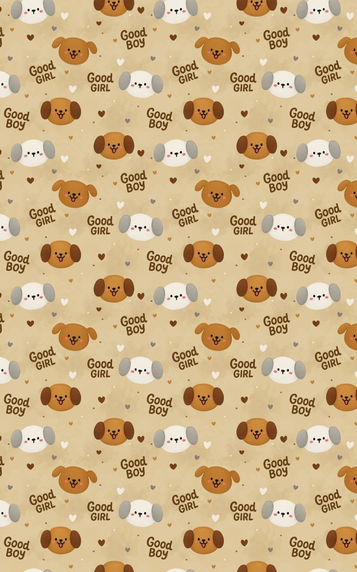 Good Boys & Girls Pattern - London Penny Gift Wrap