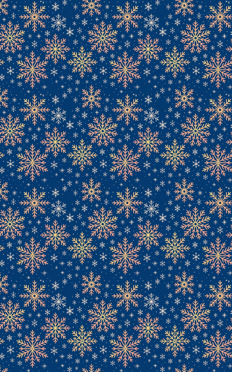 Gradient Snowburst - London Penny Gift Wrap