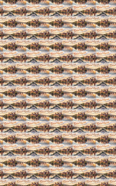 Grand Rapids Craft & River - London Penny Gift Wrap