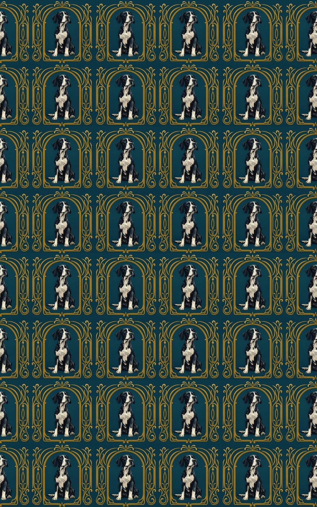 Great Dane Grandeur - London Penny Gift Wrap