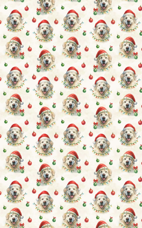 Golden Glow Christmas - London Penny Gift Wrap