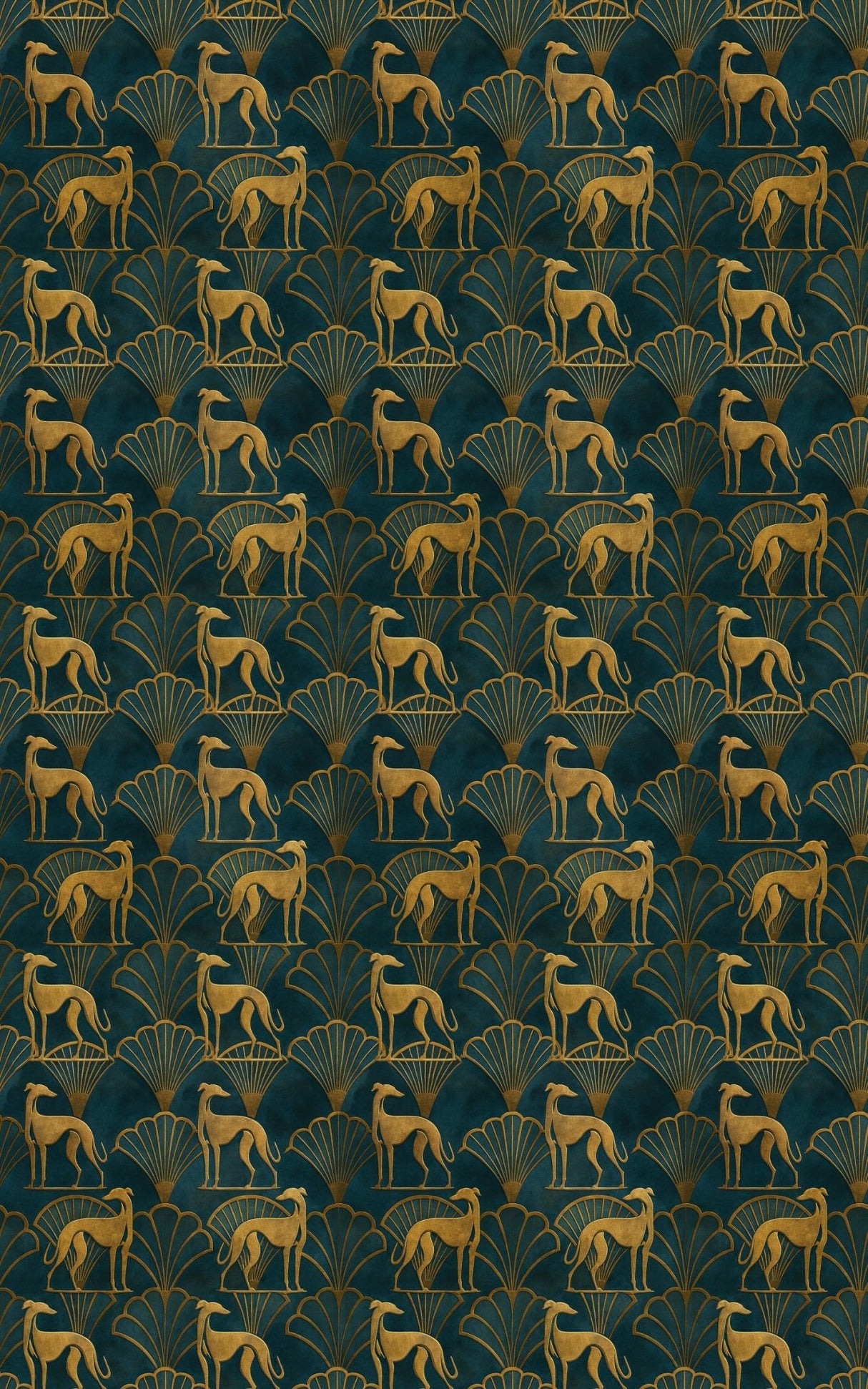 Greyhound Gatsby - London Penny Gift Wrap