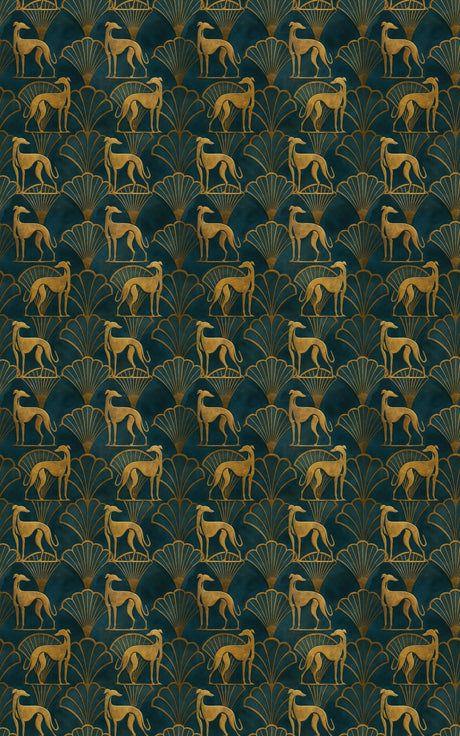 Greyhound Gatsby - London Penny Gift Wrap