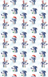 Howliday Racer - London Penny Gift Wrap
