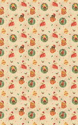 Happy Howlidays Scene - London Penny Gift Wrap